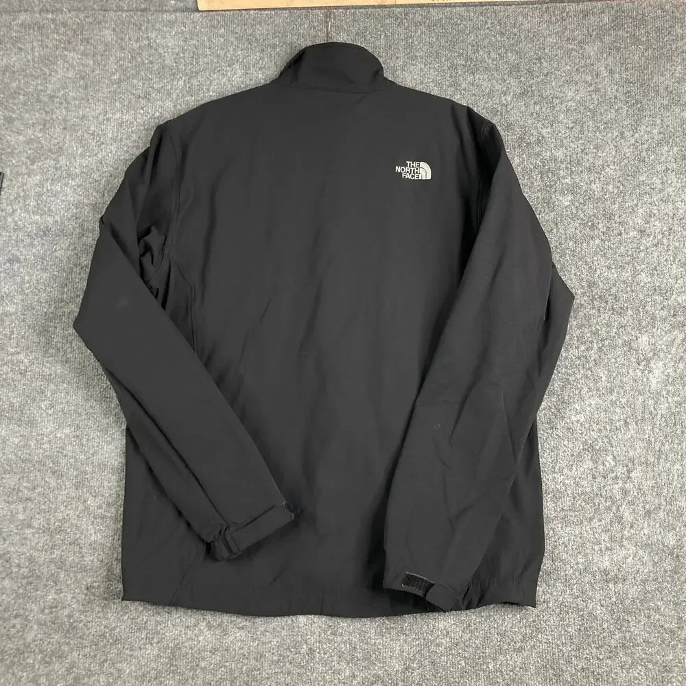 The North Face‎ Jacket XL Mens Black Apex Full Zip Softshell Outdoor Coat